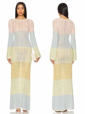 Lovers and Friends Emera Maxi Dress in Summer Multi Size Small NEW! With tags!